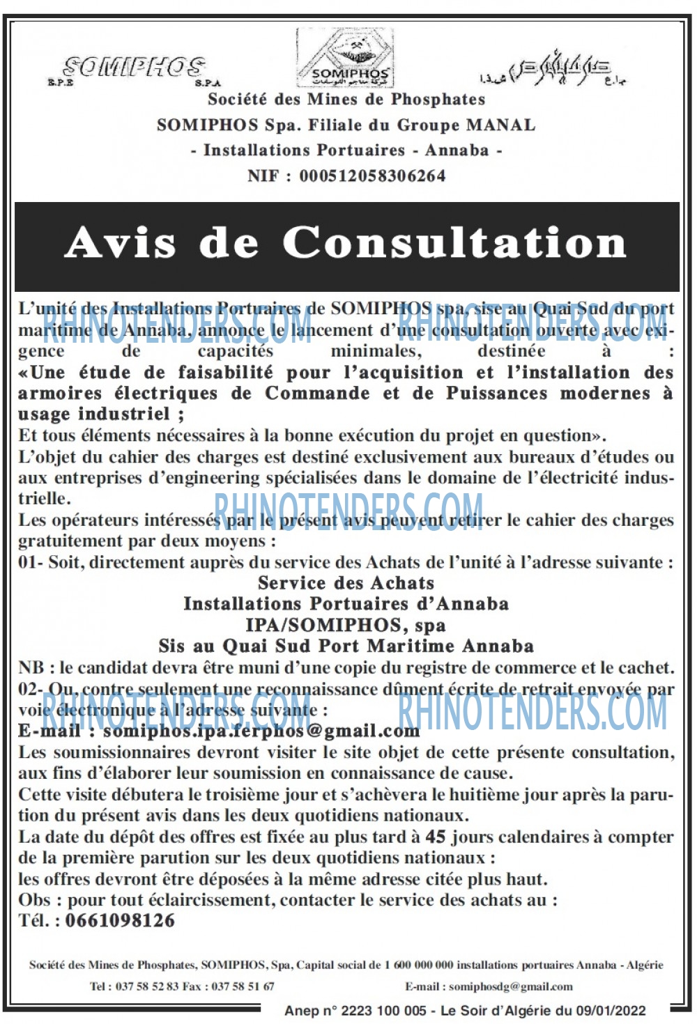 LE SOIR D'ALGERIE