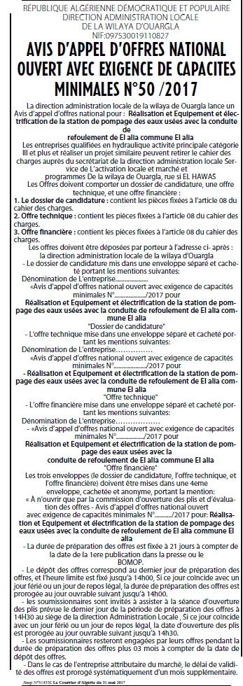 Le Courrier d'Algerie