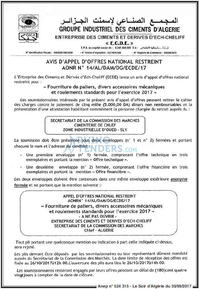 LE SOIR D'ALGERIE