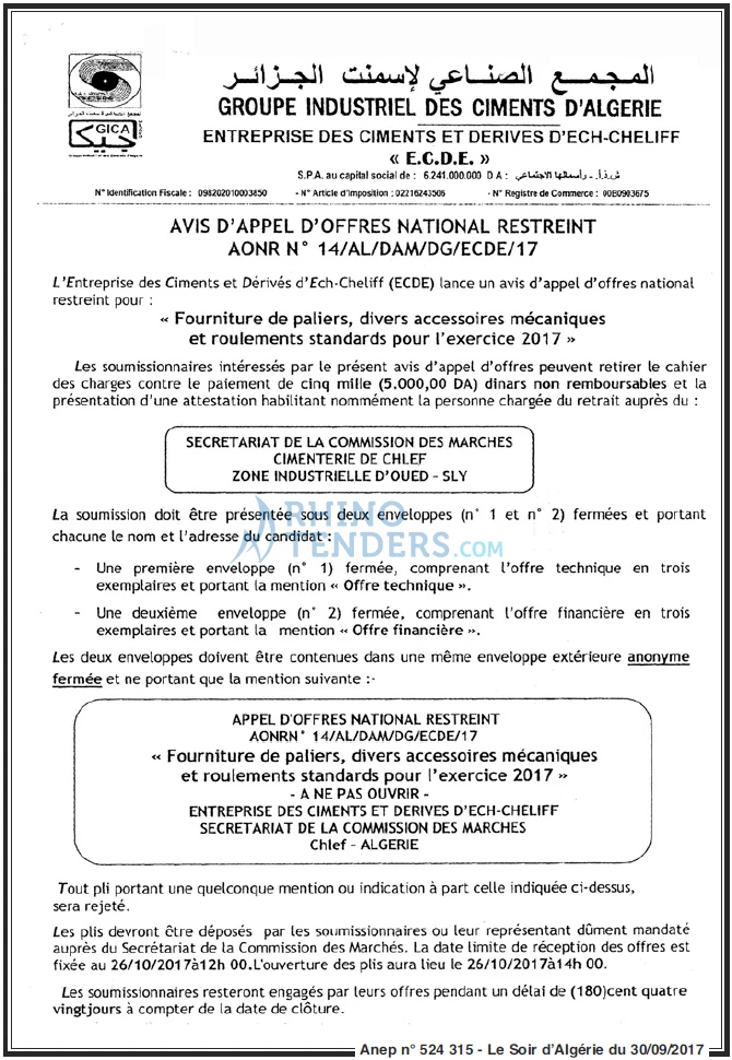 LE SOIR D'ALGERIE
