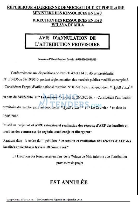 Le Courrier d'Algerie