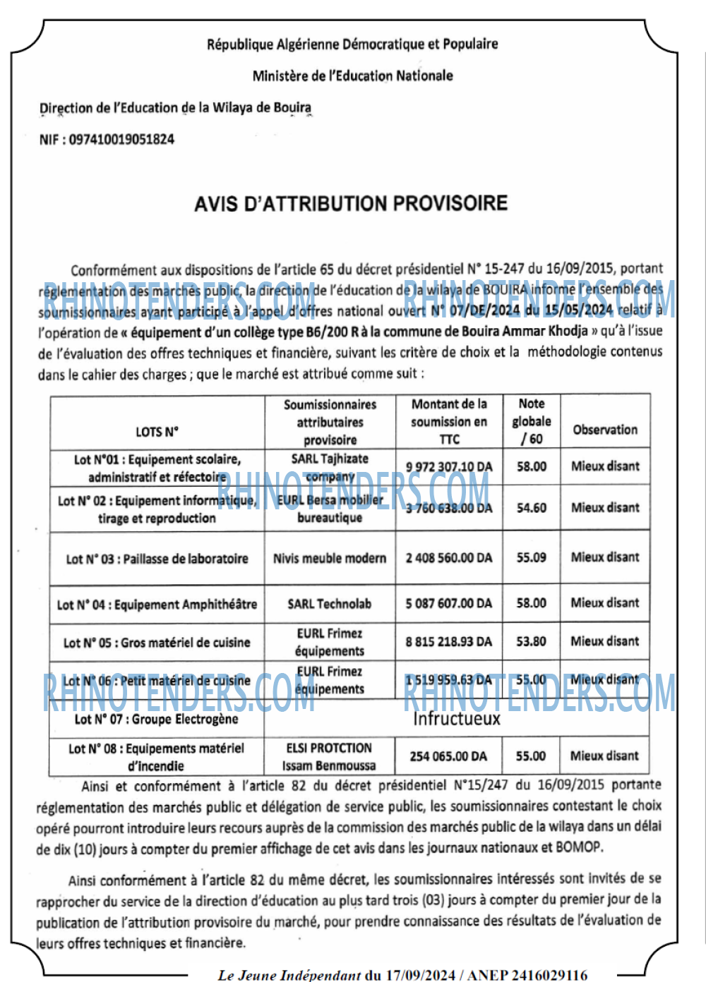 Le jeune indépendant