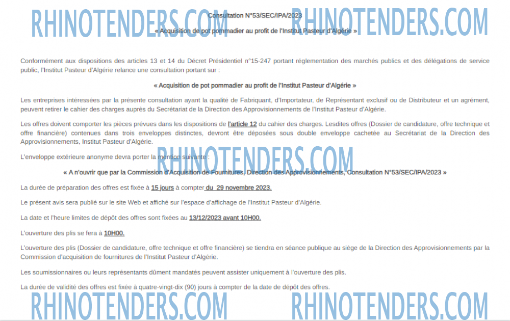 Rhinotenders