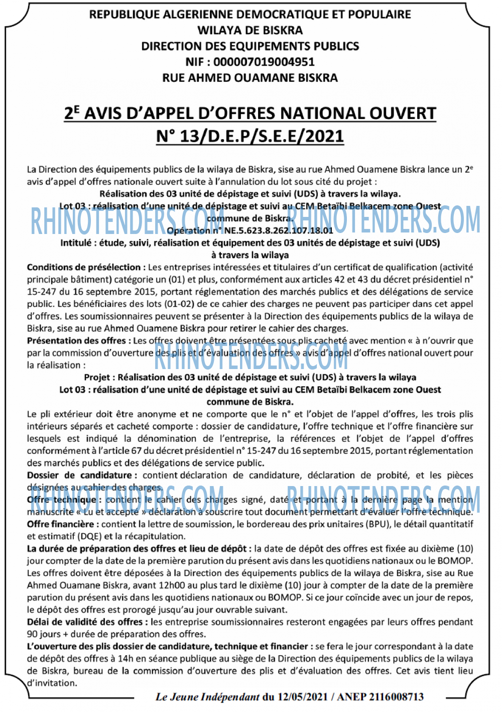 Jeune Independant