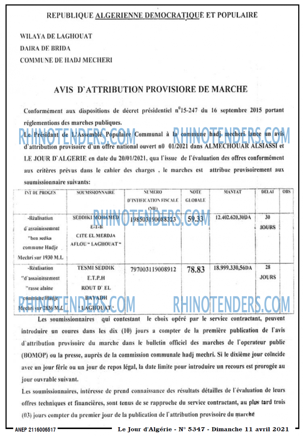 Le Jour d'Algérie