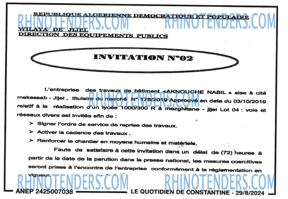 LE QUOTIDIEN DE CONSTANTINE