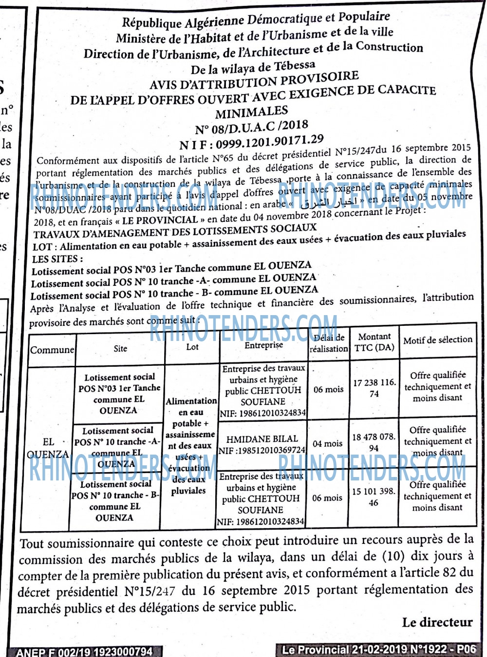 LE PROVINCIAL