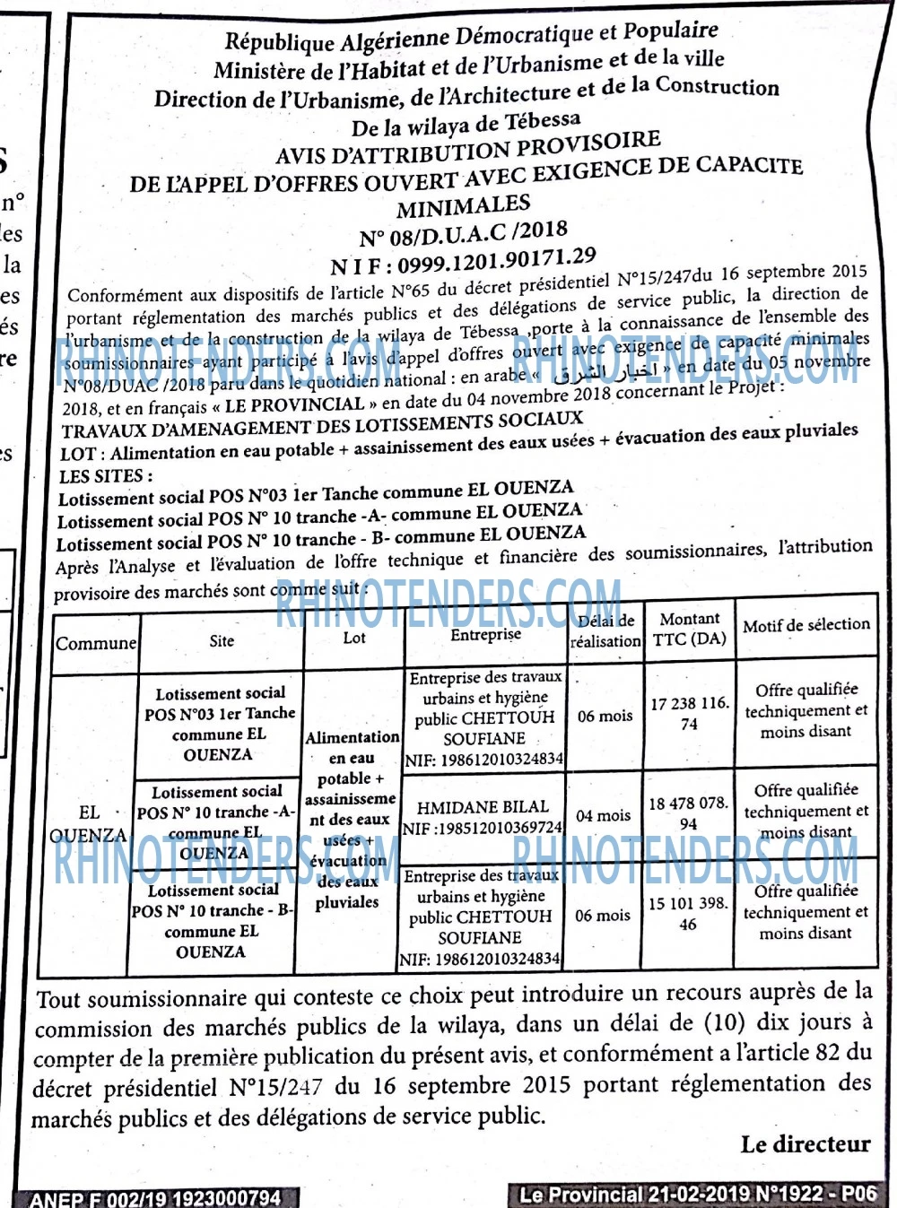 LE PROVINCIAL