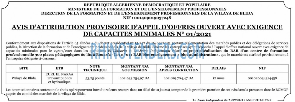Le jeune indépendant
