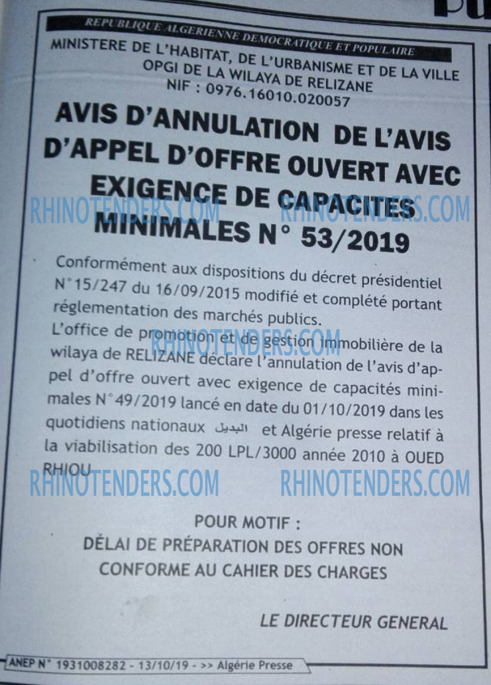 ALGERIE PRESSE