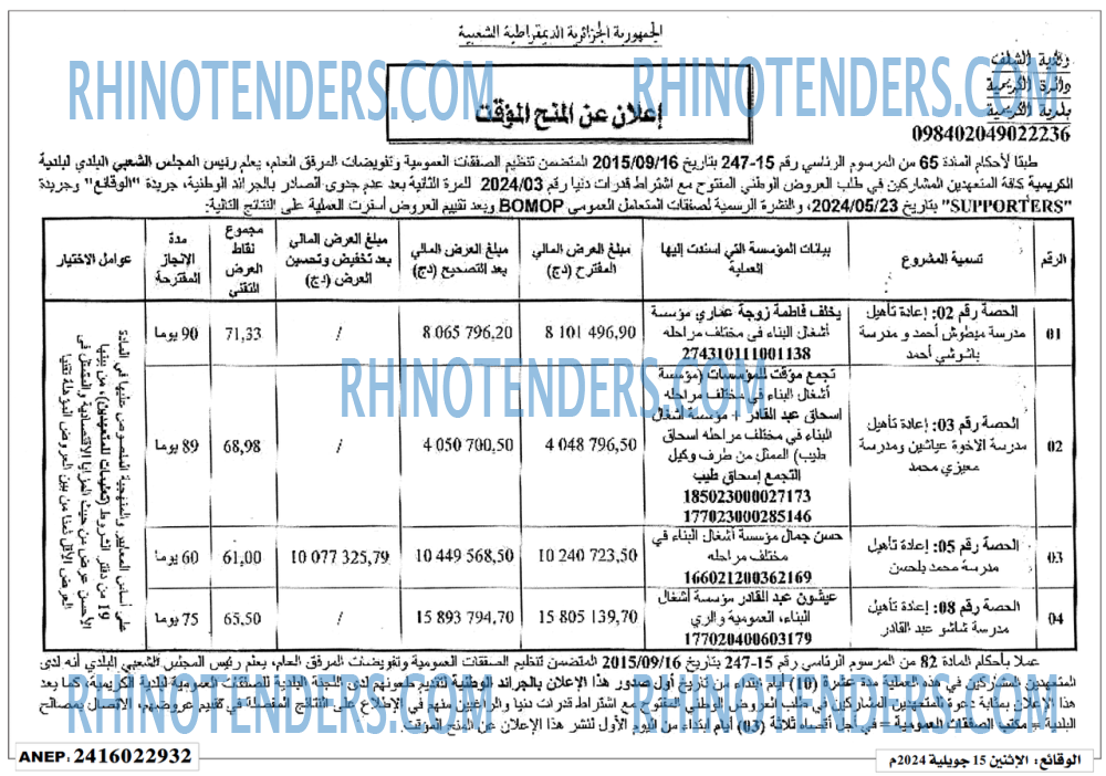 Rhinotenders
