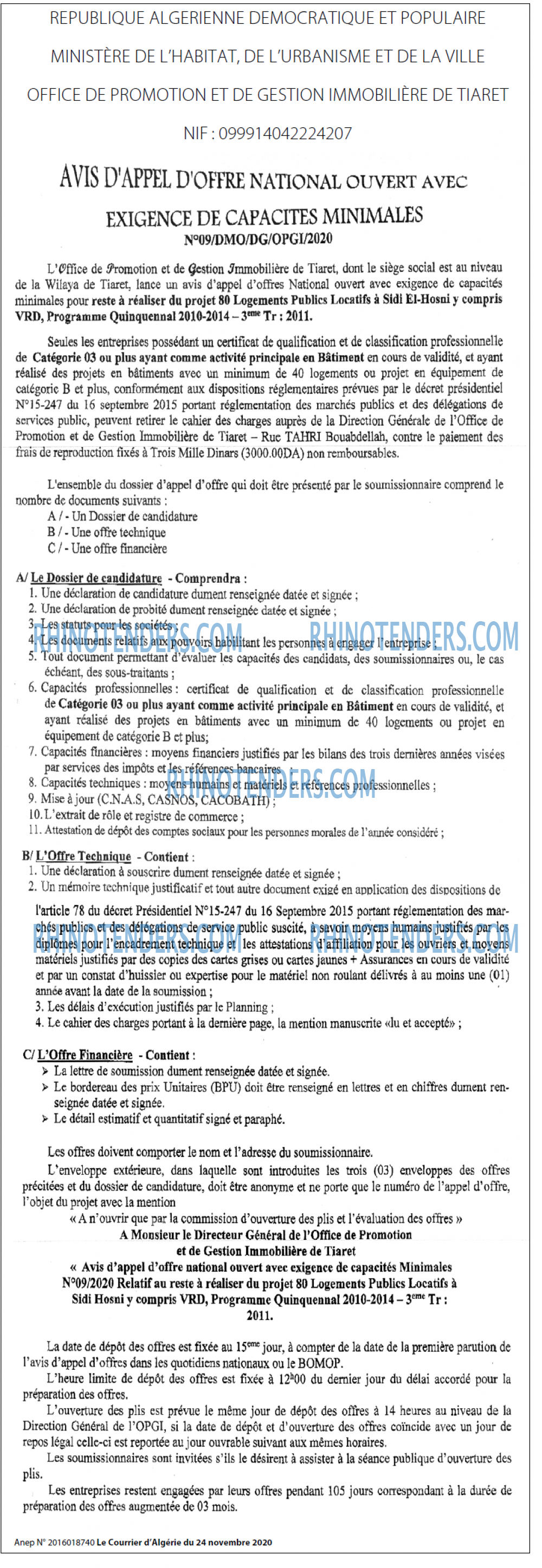 Le Courrier d'Algerie