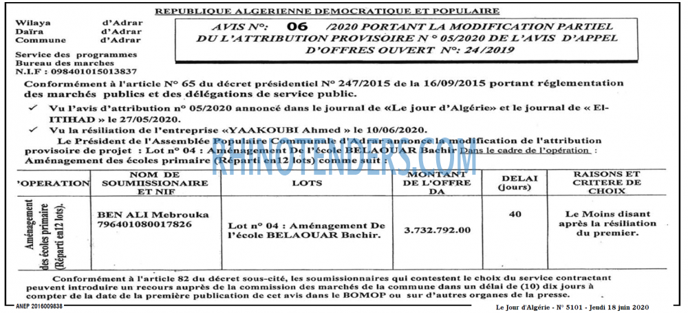 Le Jour d'Algérie