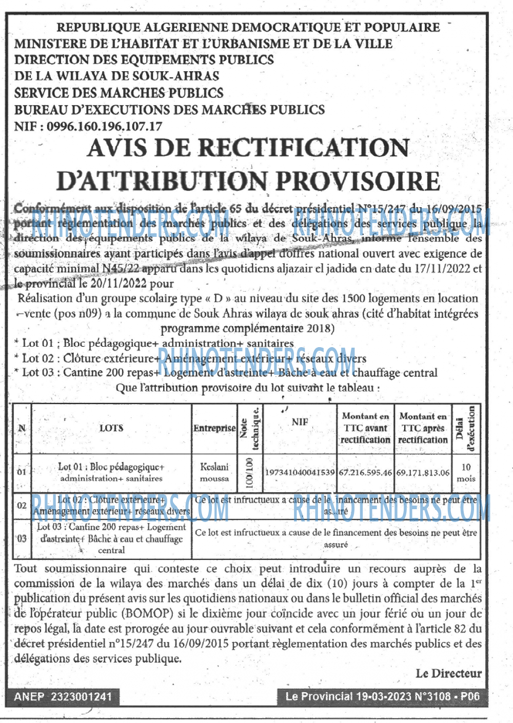 LE PROVINCIAL