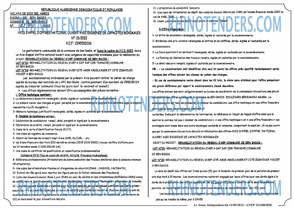 Jeune Independant