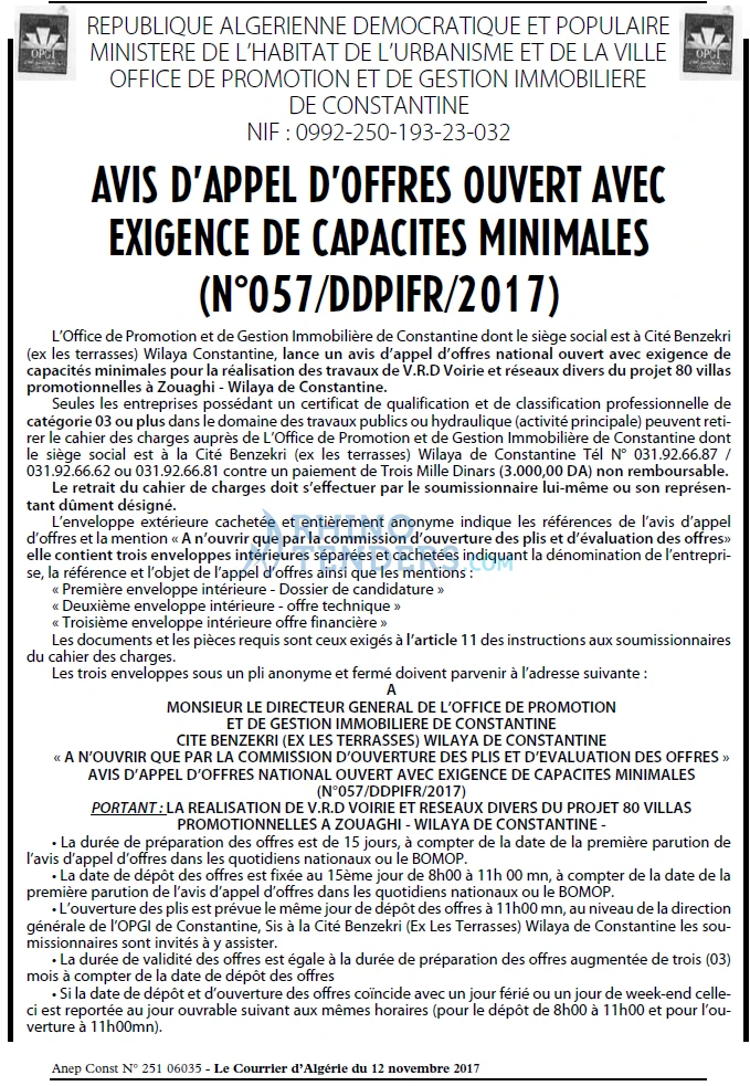 Le Courrier d'Algerie
