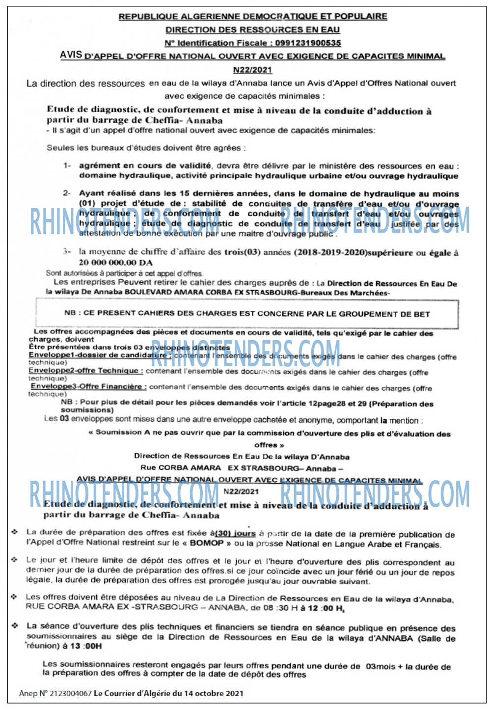 Le Courrier d'Algerie