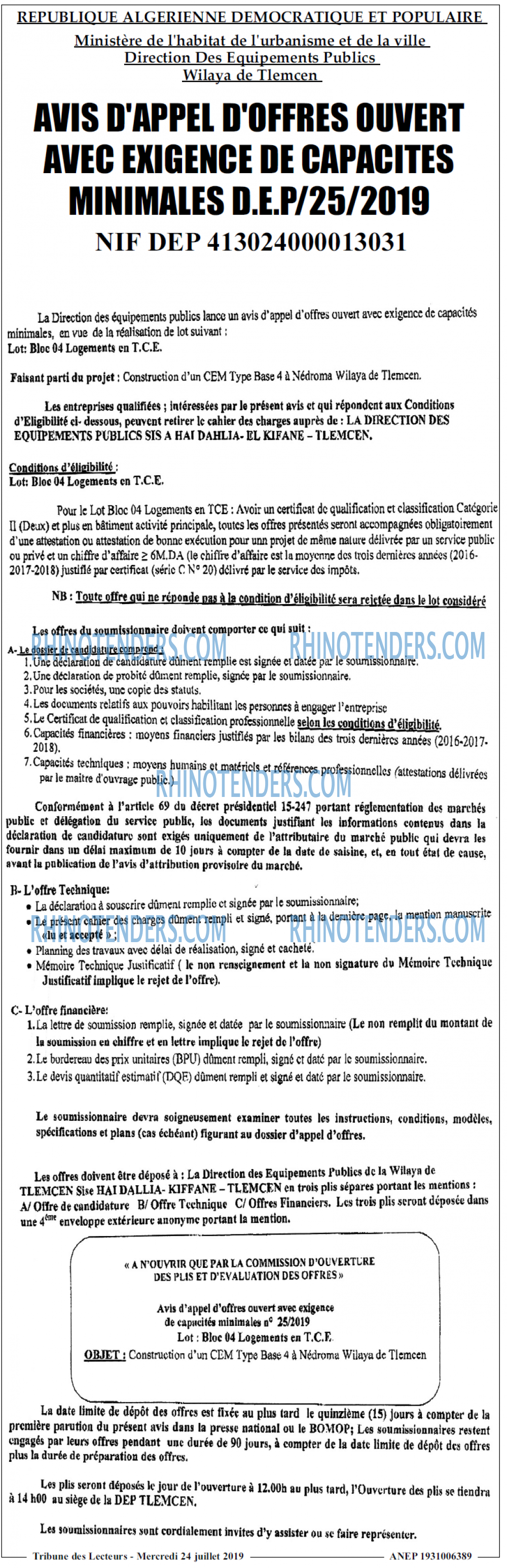 TRIBUNE DES LECTEURS