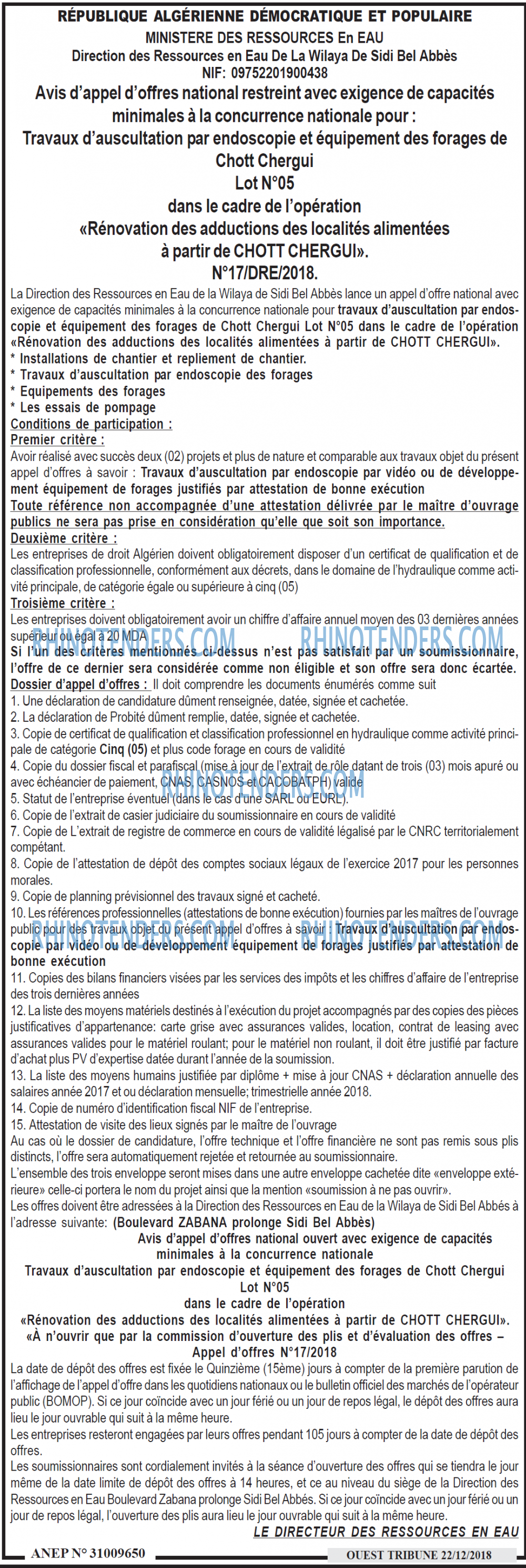 ouest TRIBUNE