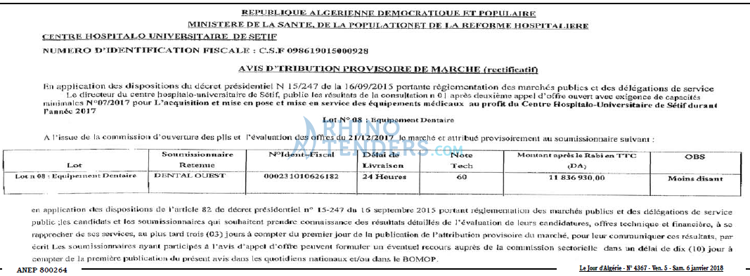 Le Jour d'Algérie