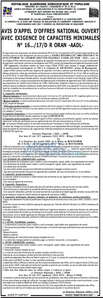 ouest TRIBUNE
