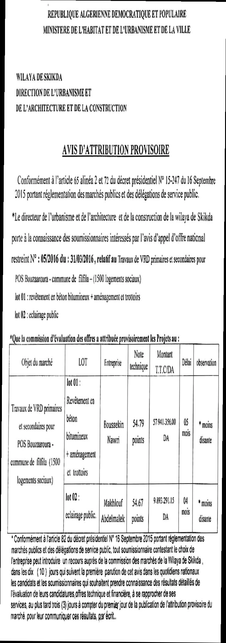 Le Jour d'Algérie