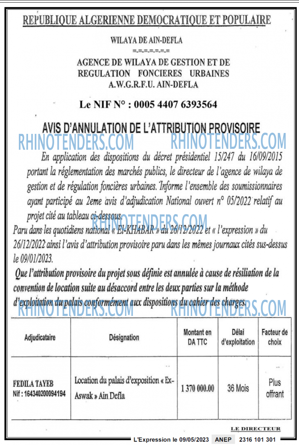 L'EXPRESSION