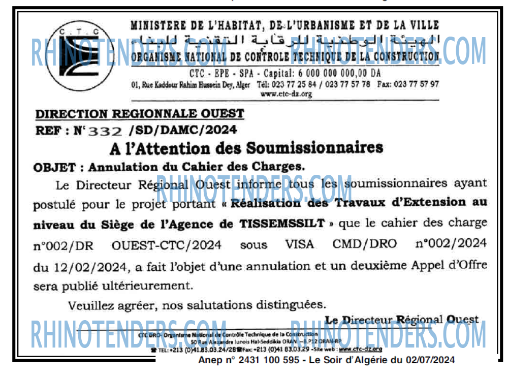 LE SOIR D'ALGERIE