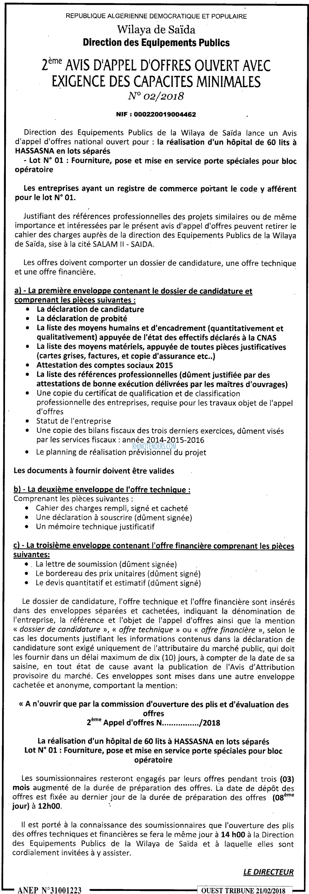 ouest TRIBUNE