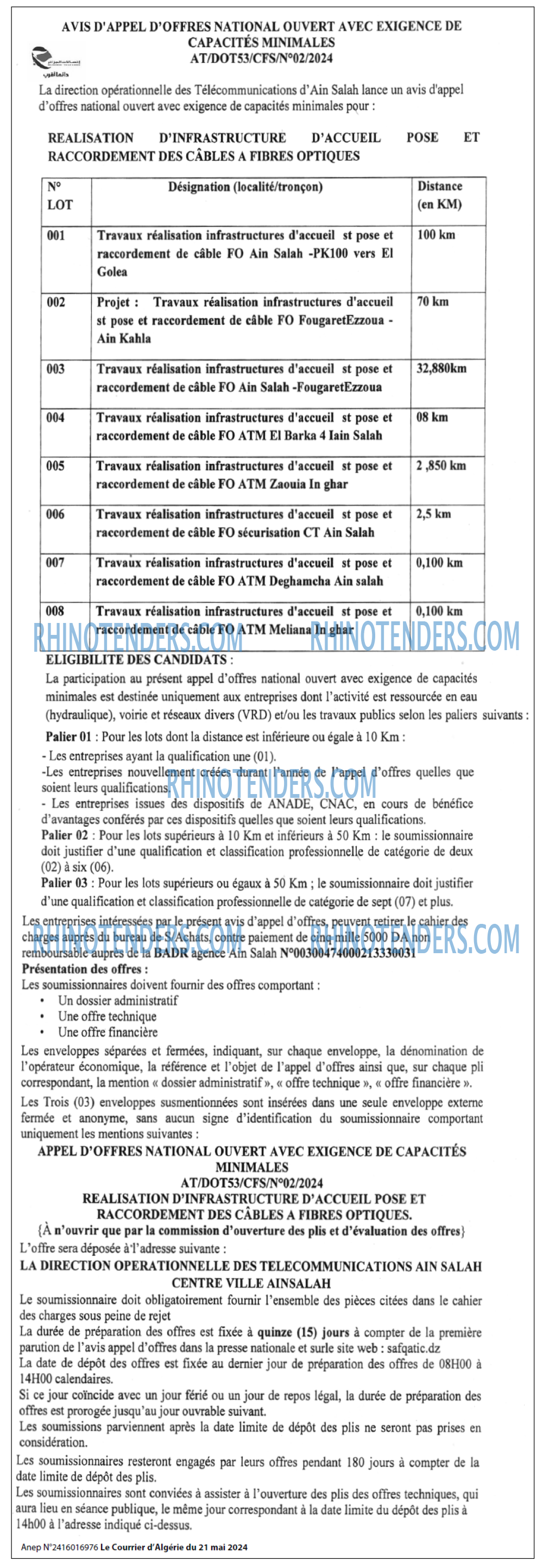 Le Courrier d'Algerie
