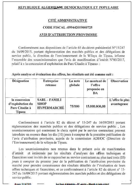 Le Jour d'Algérie