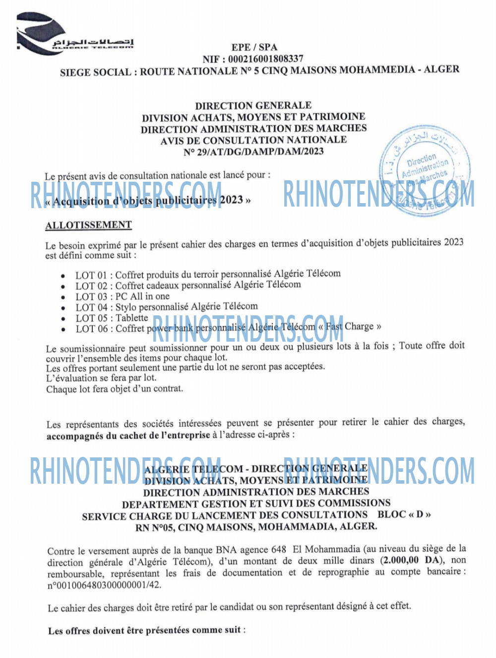Rhinotenders