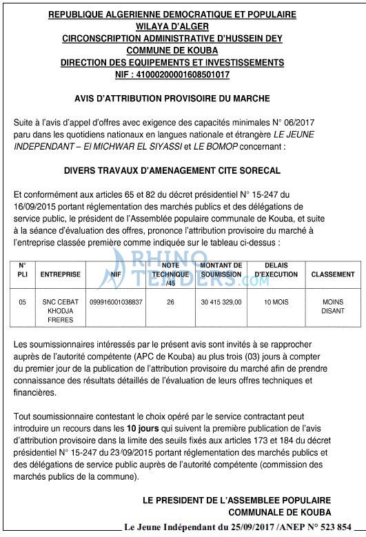 Le jeune indépendant