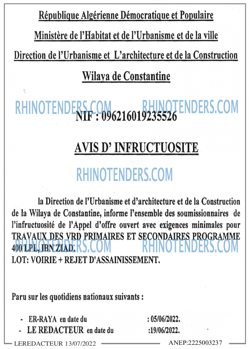 LE REDACTEUR