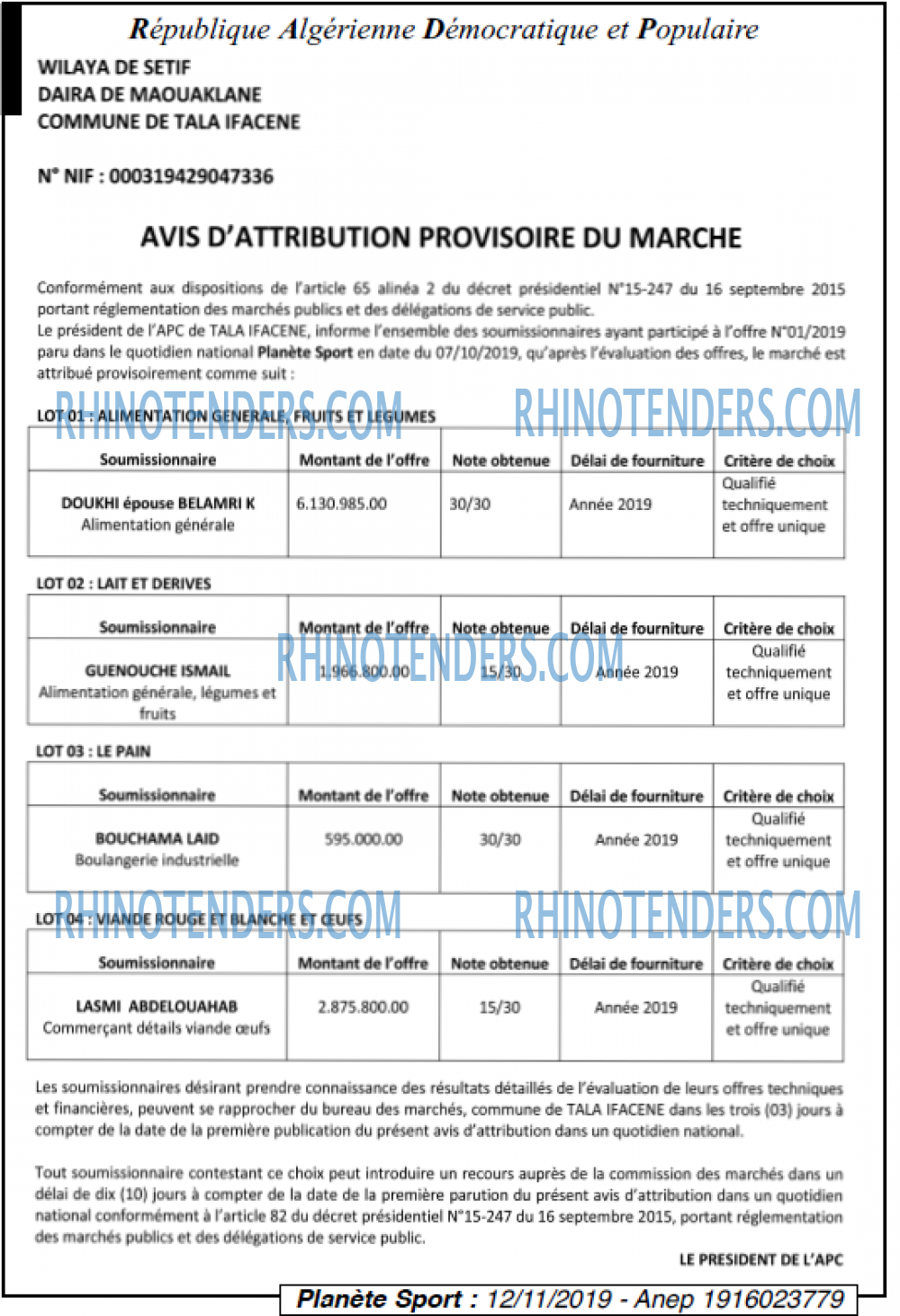PLANETE SPORT