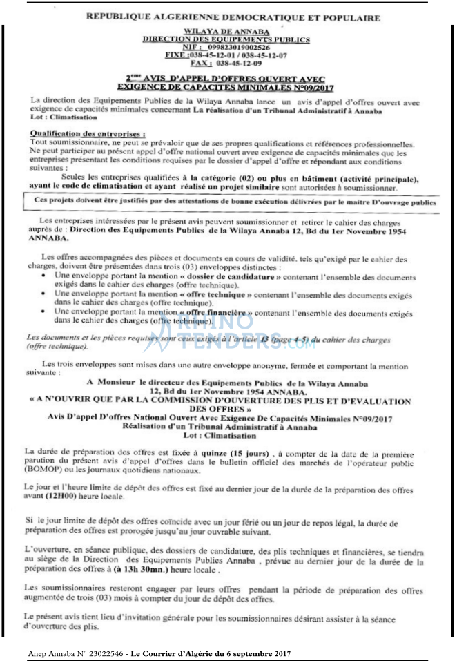 Le Courrier d'Algerie
