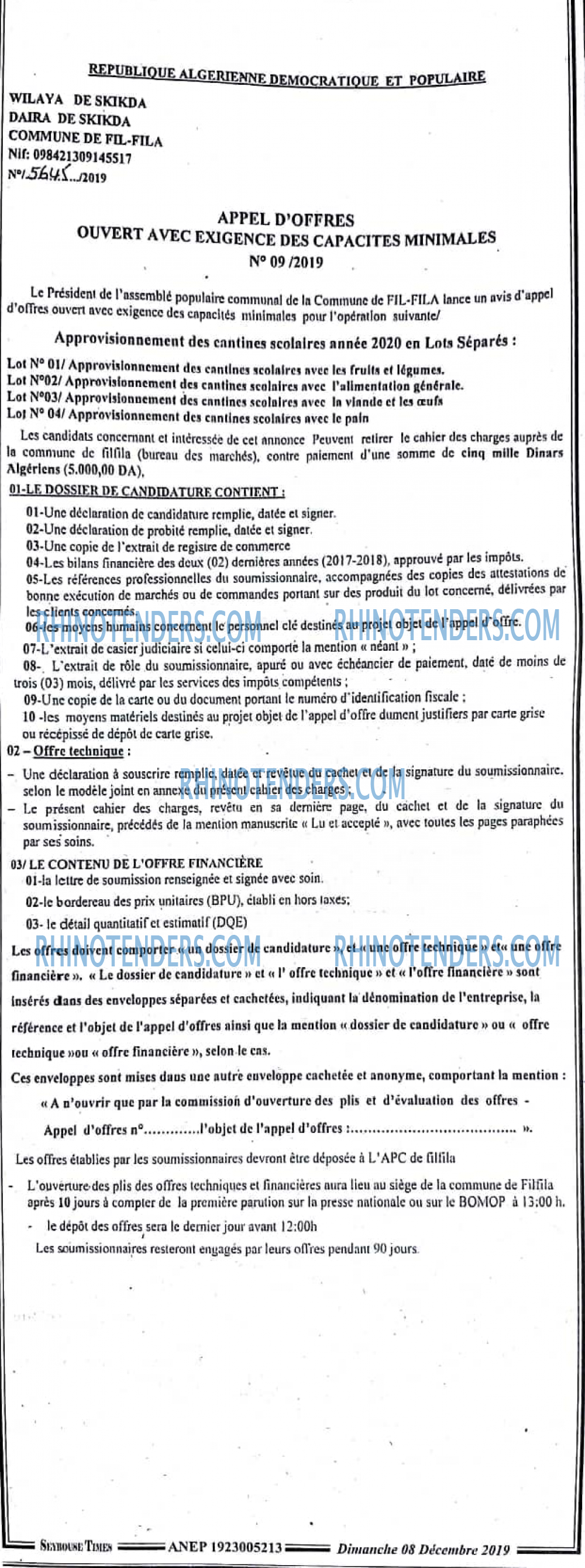 SEYBOUSSE TIMES