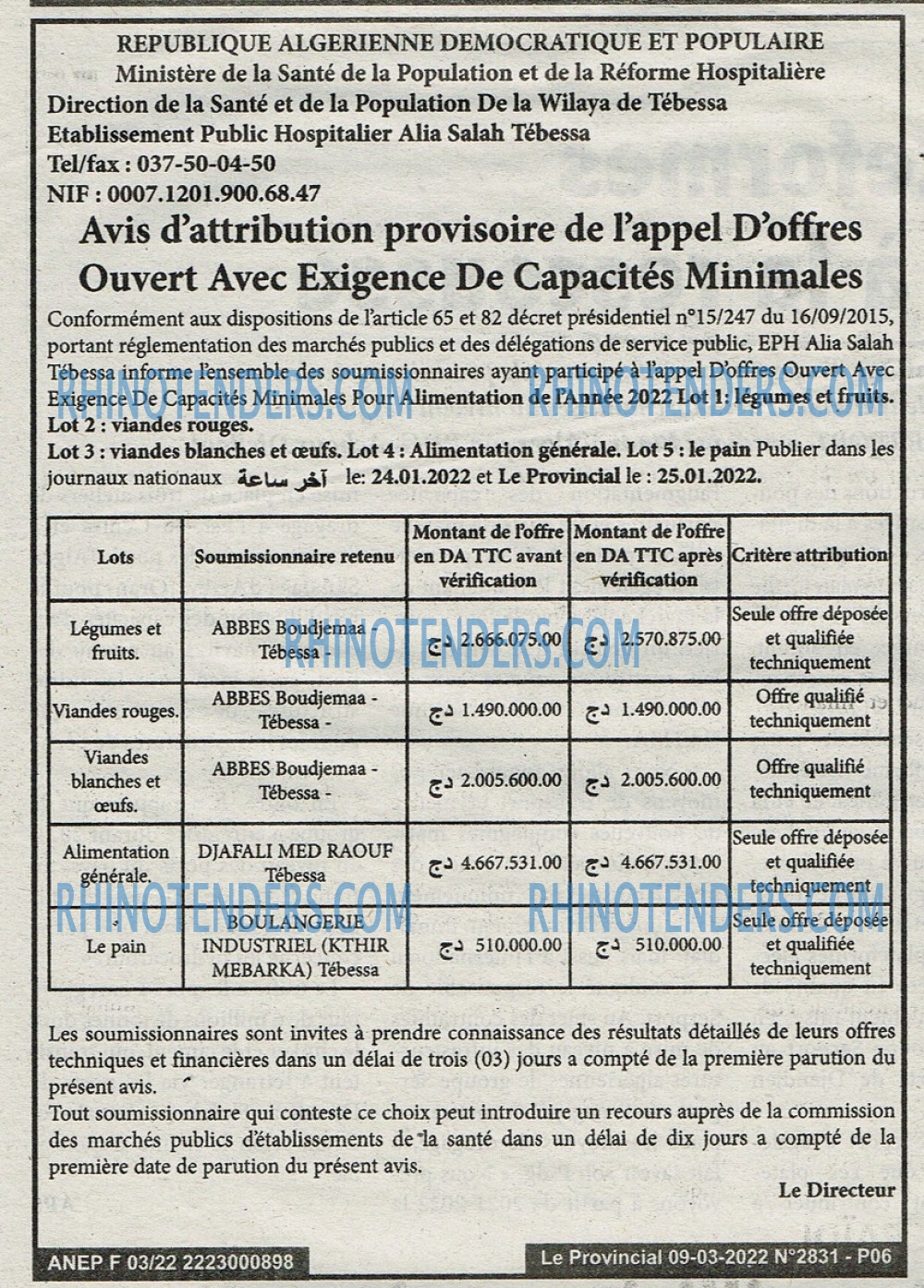 LE PROVINCIAL