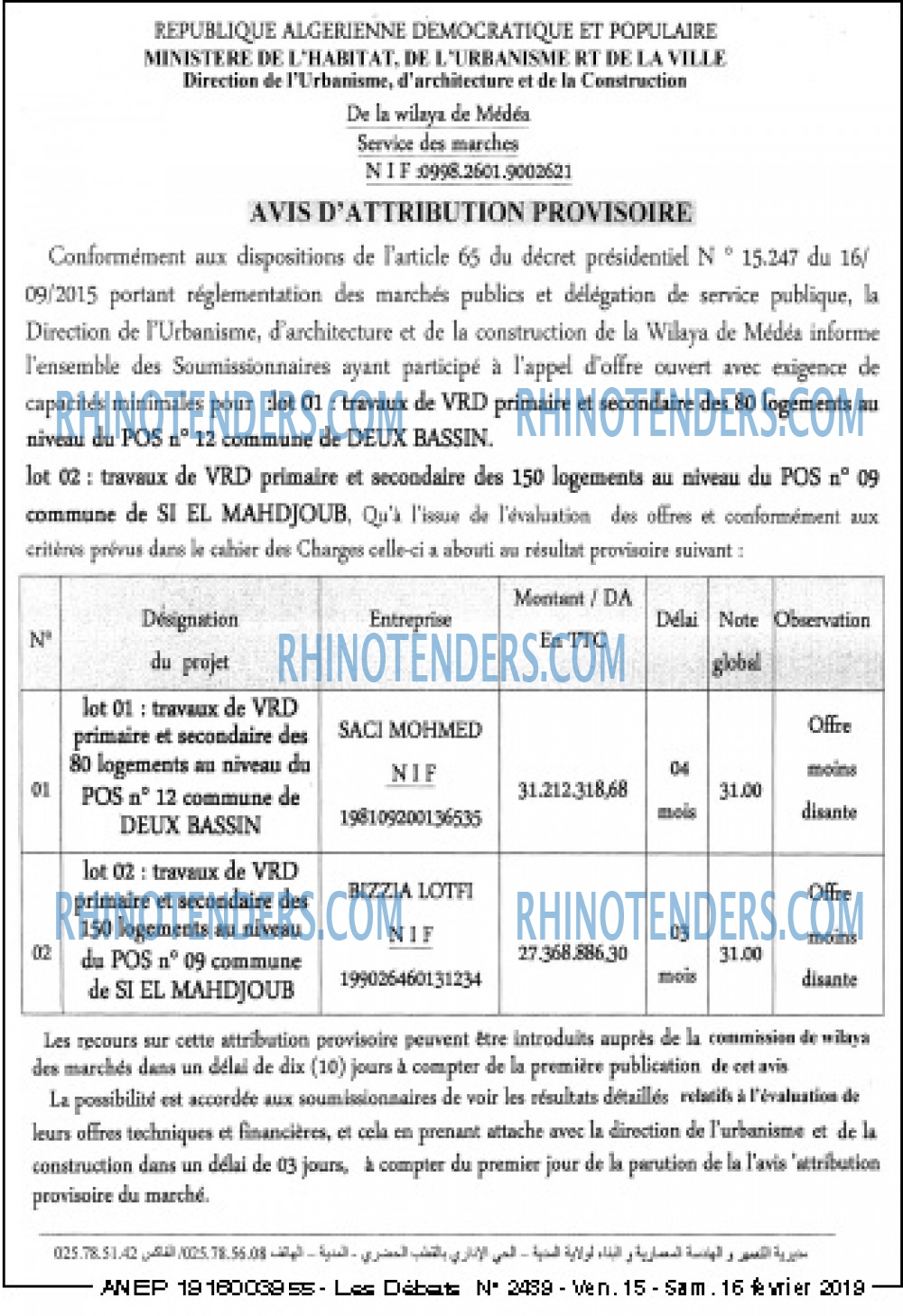 Les Debats