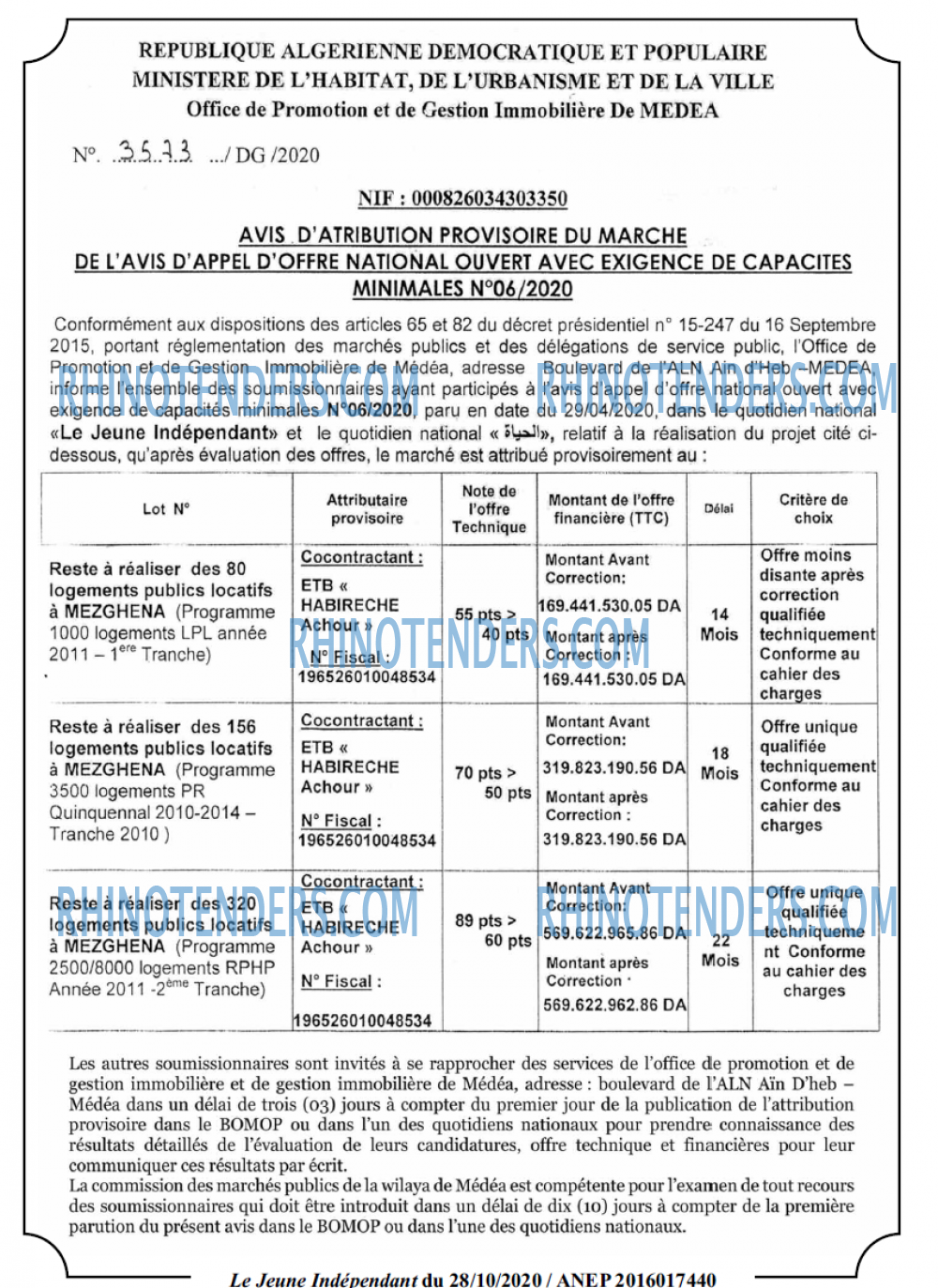 Jeune Independant
