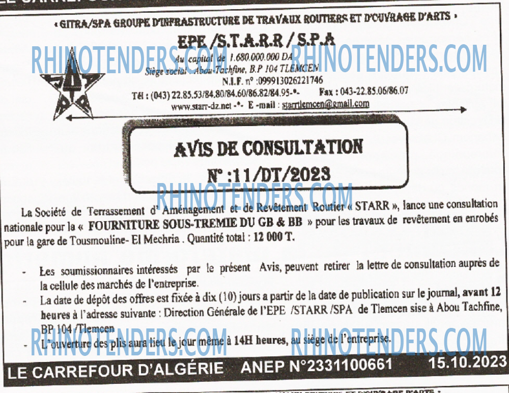 Le Carrefour d'Algérie