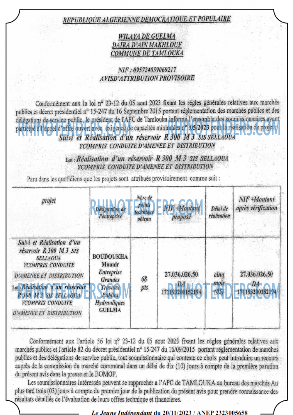 Le jeune indépendant