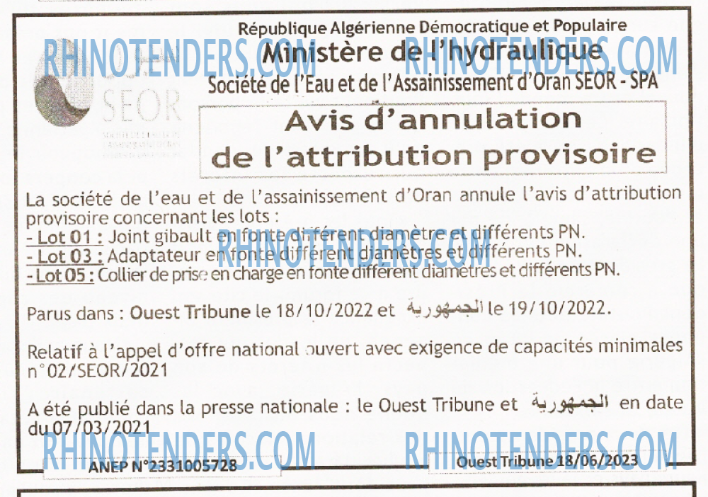 ouest TRIBUNE