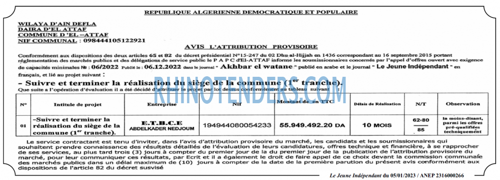 Jeune Independant