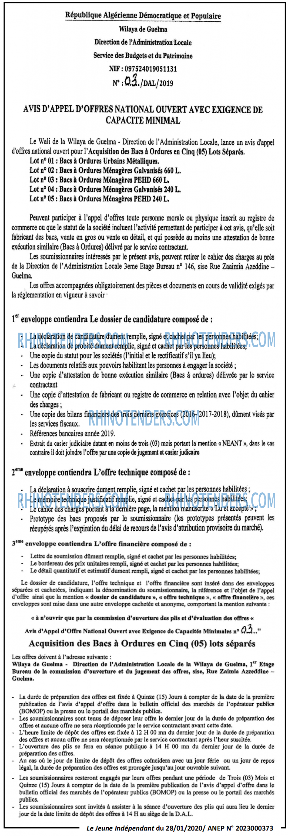 Jeune Independant
