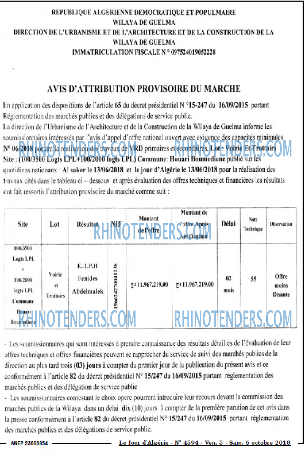 Le Jour d'Algérie