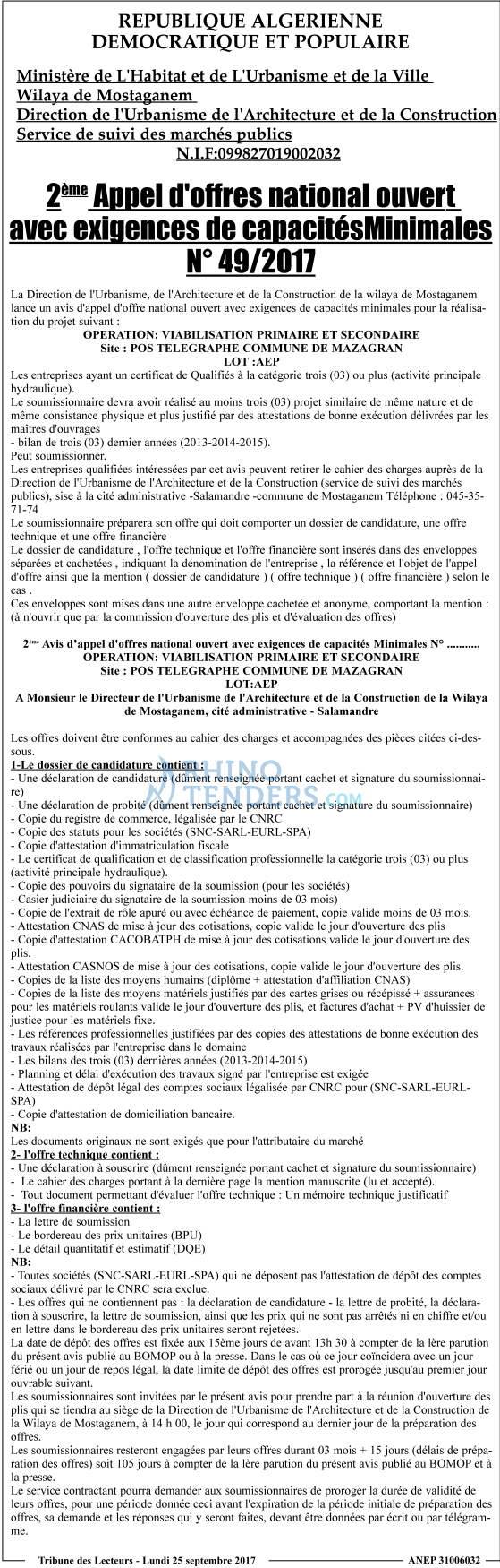 TRIBUNE DES LECTEURS