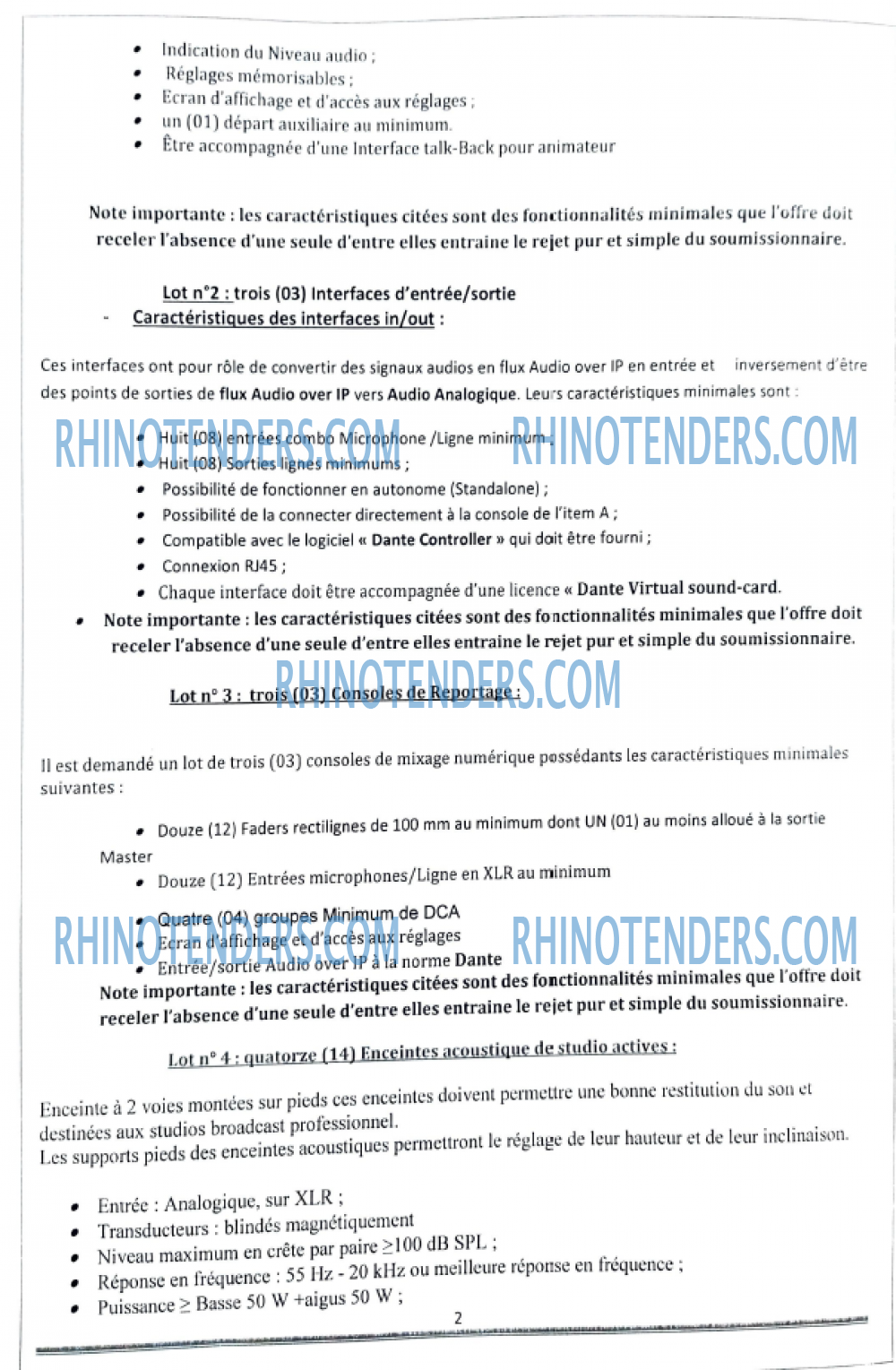 Rhinotenders
