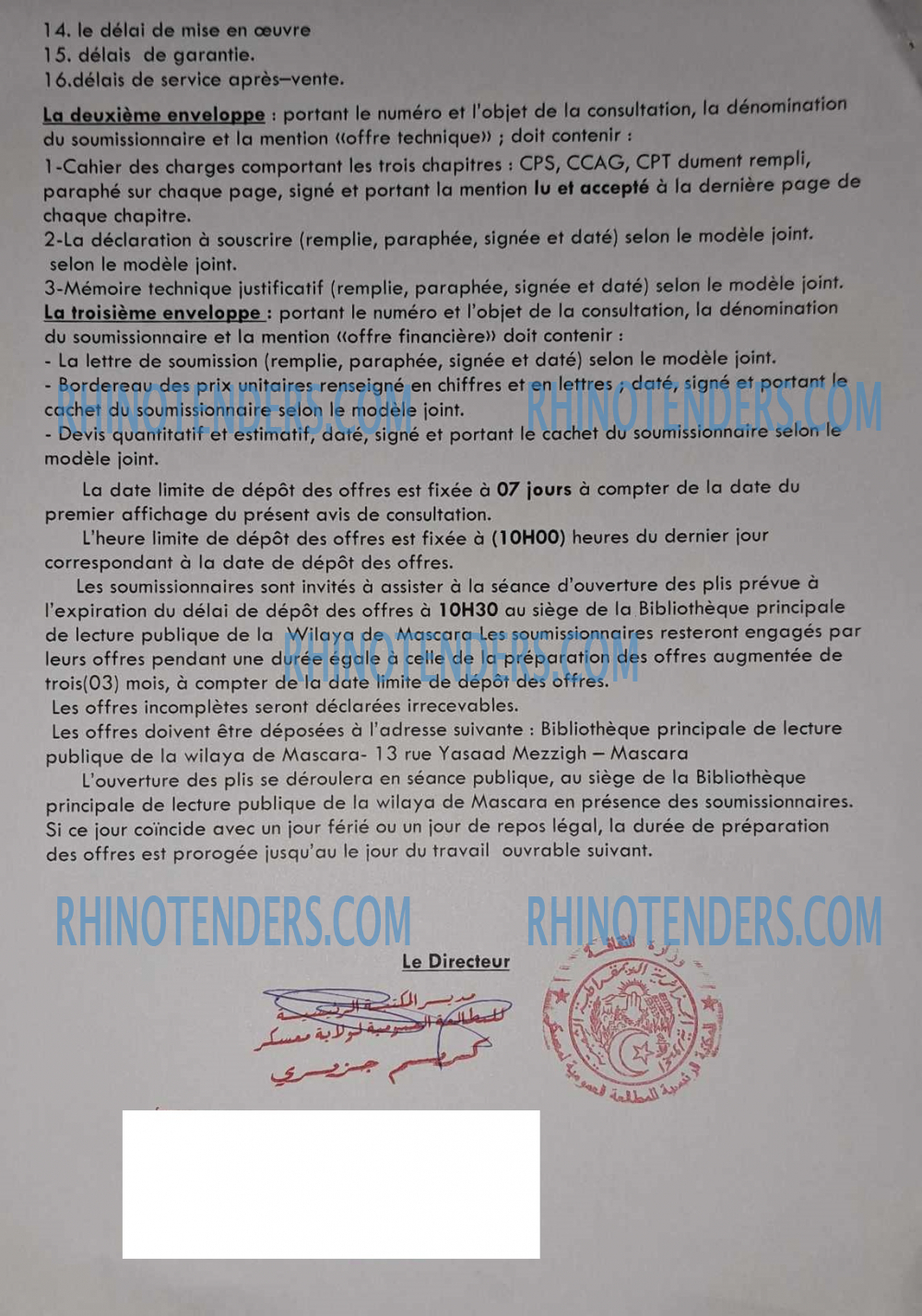 Rhinotenders
