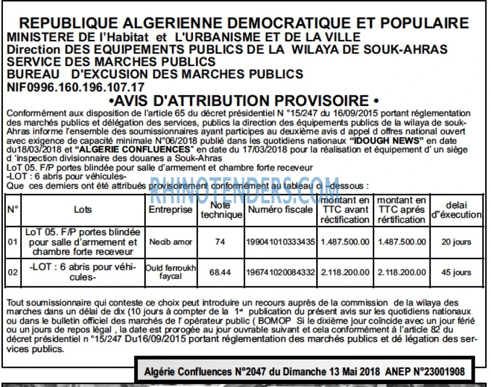 Le Courrier d'Algerie
